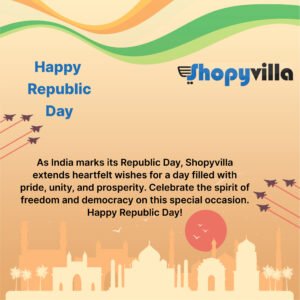 Celebrating Unity in Diversity Shopyvilla Wishes You a Happy Republic Day